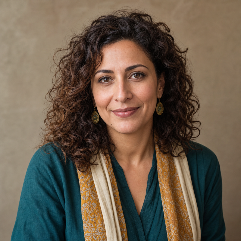 Fictional sample portrait of Samira Haddad